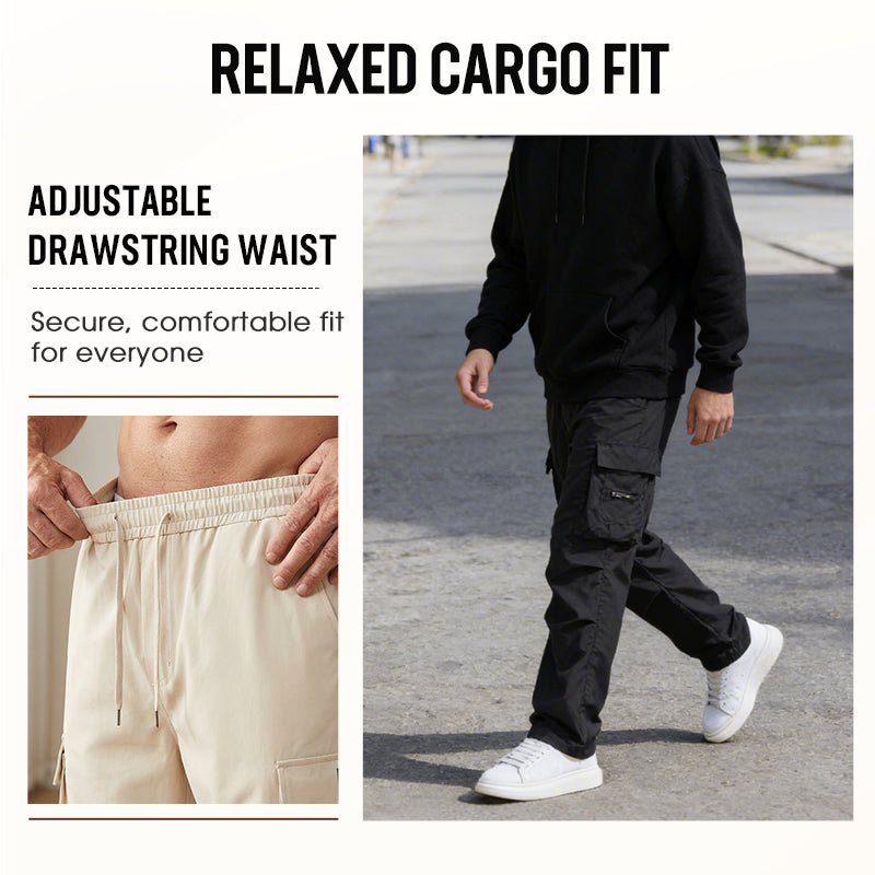 👖 50% OFF! ✨ Men's Cargo Trousers – Multi-Pockets, Stretch, Casual ✨