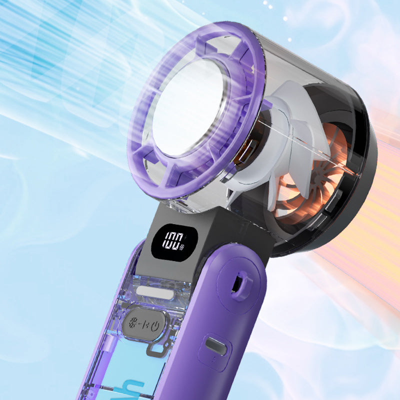 🌬️ 3-in-1 Portable Cooling Fan – 100-Speed Cooling, Digital Display & 20H Battery