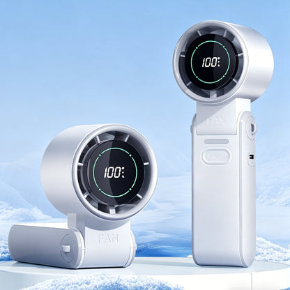 🌬️ 3-in-1 Portable Cooling Fan – 100-Speed Cooling, Digital Display & 20H Battery