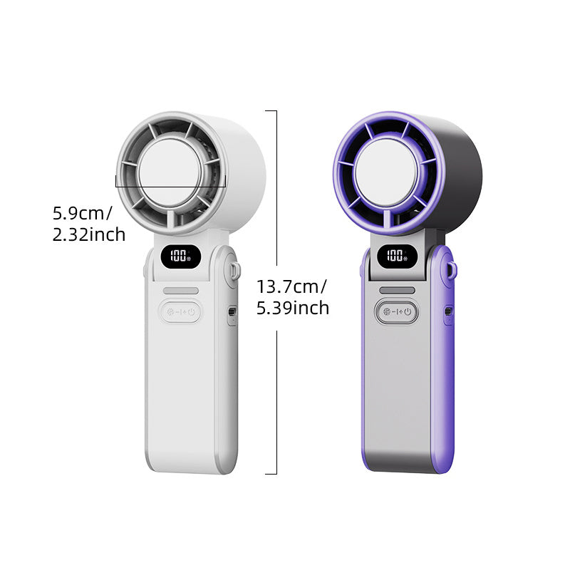 🌬️ 3-in-1 Portable Cooling Fan – 100-Speed Cooling, Digital Display & 20H Battery