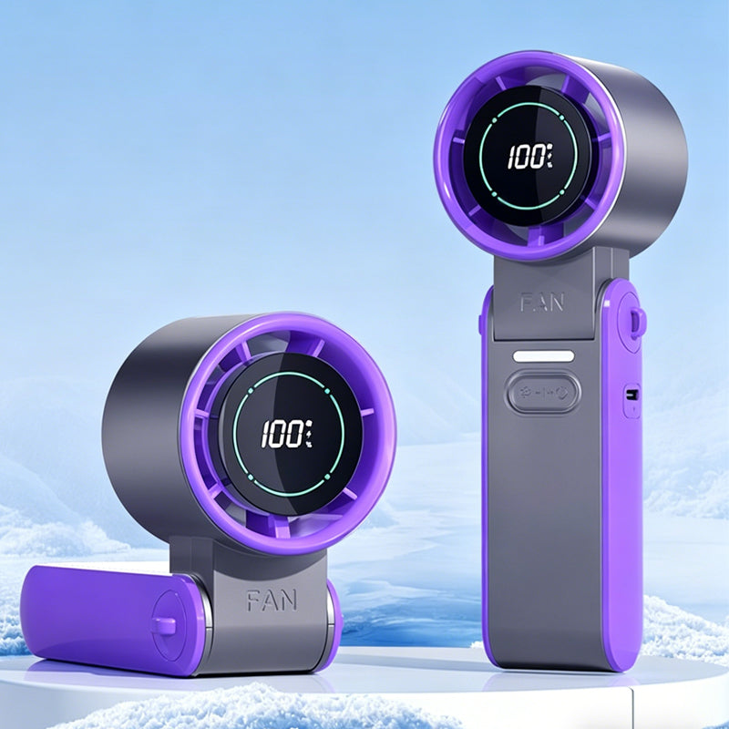 🌬️ 3-in-1 Portable Cooling Fan – 100-Speed Cooling, Digital Display & 20H Battery