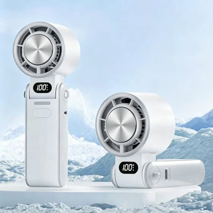 🌬️ 3-in-1 Portable Cooling Fan – 100-Speed Cooling, Digital Display & 20H Battery