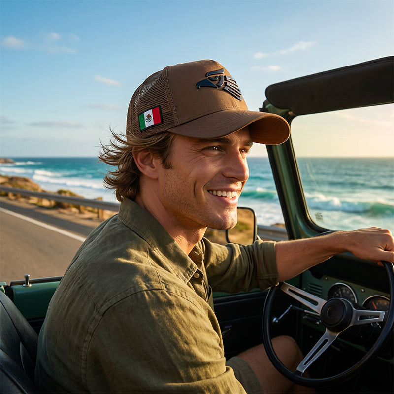 ⚾ LIMITED-TIME 50% OFF! ✨ Unisex Baseball Cap – Mexican Eagle, Embroidered, Casual 🦅