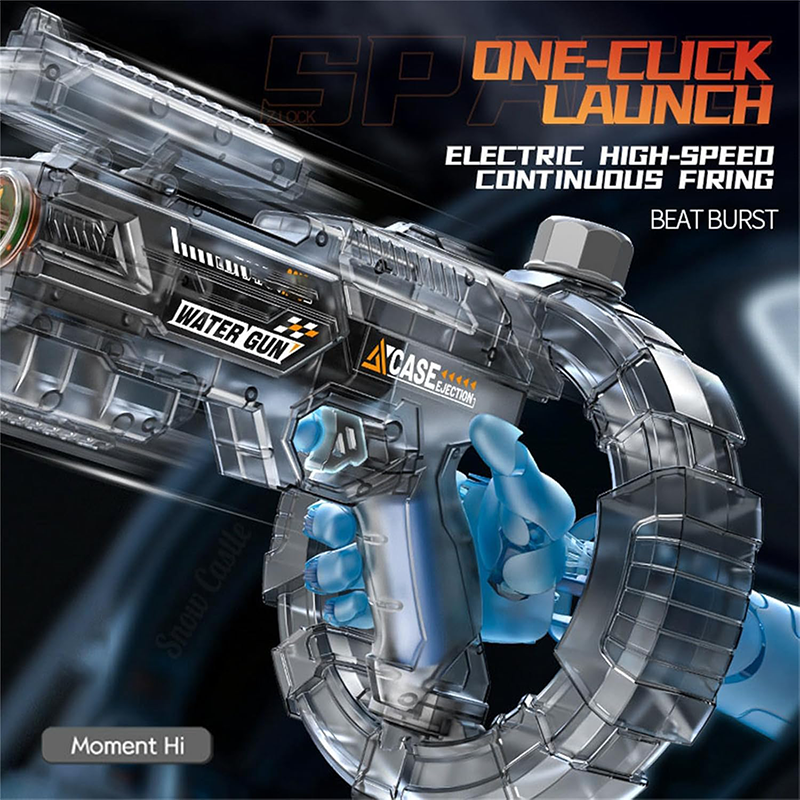 🔥2026 Hot Sale 50% OFF✨⚡ 50K+ SOLD! 🎁Electric High-Pressure Water Gun with Circular Clip