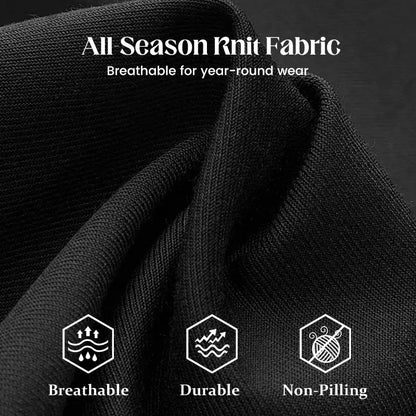 🔥Summer Sale  60% OFF👖 Men’s Straight Leg Pants – Elastic Waist, Deep Pockets & Breathable Knit Comfort