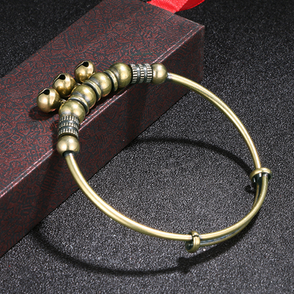 🔥2026 New Arrival ＆ Hot Sale ＆ 50％ Off🔥Push-Pull Adjustable Bell Bangle