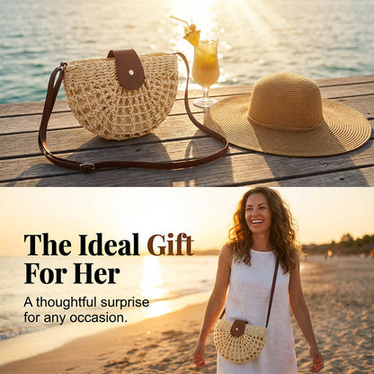 🔥50% OFF 🚀 2026 HOT SALE!!🥳 Woven Crossbody Bag for Women!!