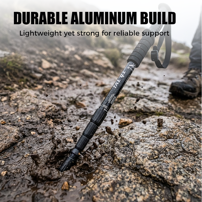 ⛰️ LIMITED-TIME 68% OFF! ✨ Adjustable Aluminum Alloy Trekking Pole – Durable, Shock-Absorbing, Lightweight 🌲