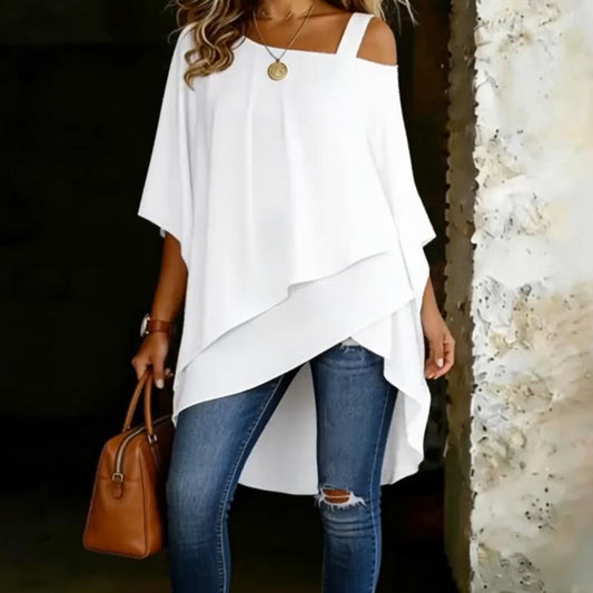 👚✨ Women’s Asymmetrical Loose Fit Blouse – Chic, Flattering & Easy to Wear🌸