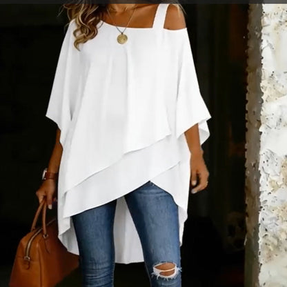 👚✨ Women’s Asymmetrical Loose Fit Blouse – Chic, Flattering & Easy to Wear🌸