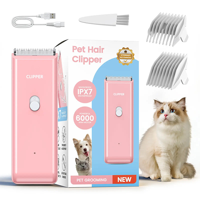 ⏰ 50% OFF FLASH SALE! Quiet Cordless Pet Clipper – Low Vibration, No Noise 😺🔇