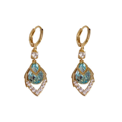 🎁2026 New Arrivals 50% OFF💥Sky Blue Drop Dangle Hoop Earrings💧💍