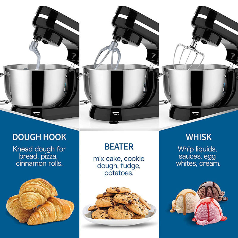 🥄 50% OFF NOW! ⚡ ⚡🍰🥣 Heavy-Duty Electric Kitchen Mixer – 1000W Power, 8-Speed Control & 5QT Stainless Steel Bowl