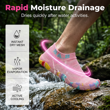 👣 Lichtgewicht waterschoenen – Sneldrogende watersokken voor surfen, zwemmen en fitness – Antislipzool, ademend mesh en perfect voor strandwandelingen, yoga of hardlopen 🏄‍♂️