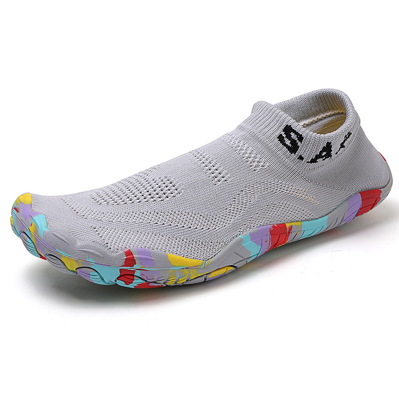 👣 Lichtgewicht waterschoenen – Sneldrogende watersokken voor surfen, zwemmen en fitness – Antislipzool, ademend mesh en perfect voor strandwandelingen, yoga of hardlopen 🏄‍♂️