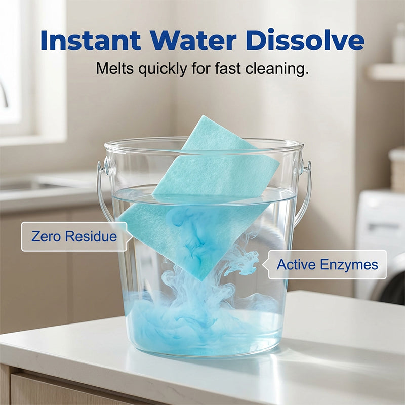 🔥 Limited-Time Deal 🧼 Water-Soluble Floor Cleaning Sheets – Dissolvable Formula, Easy Daily Cleaning & Space-Saving Storage ✨