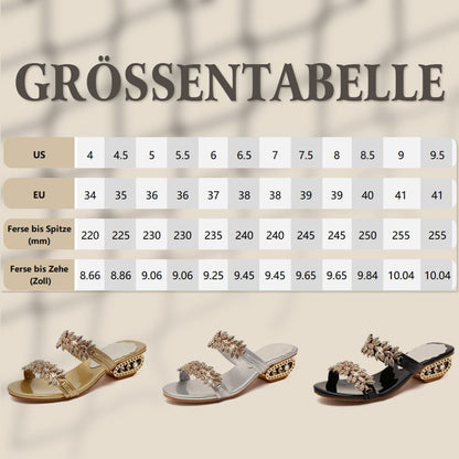 👡✨ Women’s Rhinestone Flat Sandals – Chic Metal Accent Summer Style | 50% OFF Today