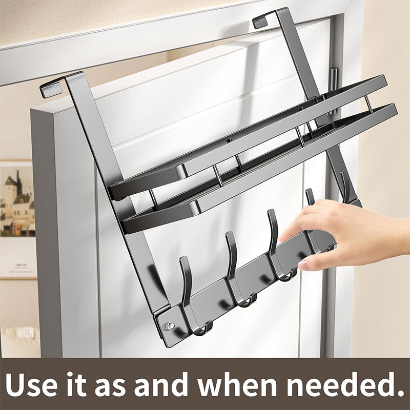 📢📢50% OFF !! ⏰ Over The Door Hooks with Storage Basket