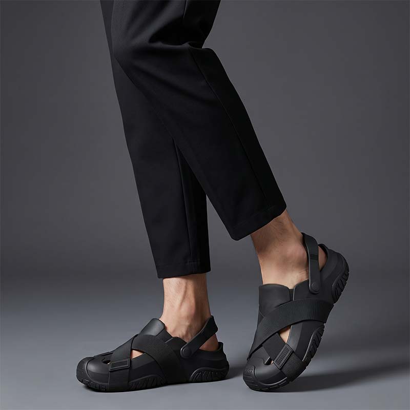EVA-slippers met gekruiste bandjes