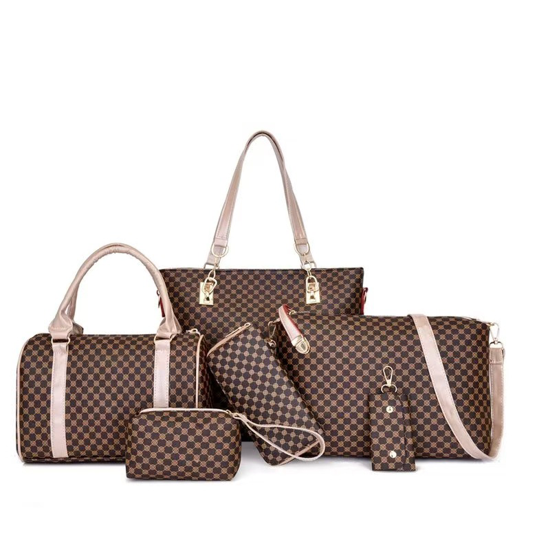 📢📢👜50% OFF !! ⏰Stylish 6-in-1 Mother & Baby Bag Set – Printed, Versatile Shoulder, Crossbody & Handbag for Everyday Use 🌿  6 Pieces for £32.99, Only £5.50 Each✨