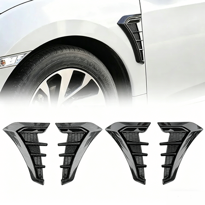 Decoratieve auto zij-scherm ventilatieopeningen stickers