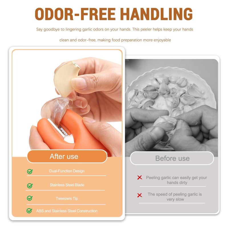 Multi-functional Finger Garlic Peeler