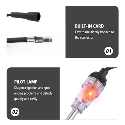 💥50% KORTING🔧 Auto Ontstekingstester voor Bougies & Bobines | Universeel | LED Indicatie | Geen Batterij