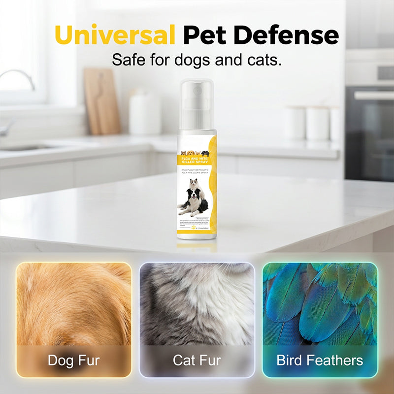 🔥50% korting op de laatste dag!🐶🐱Mild Formula insectenwerende spray voor huisdiere