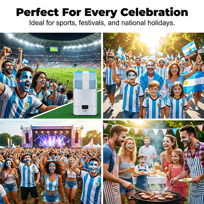 🔥 Trending Now: 30K+ Sold!🎨⚽ 3-Stripe Face Paint Stick – Mess-Free & Skin-Safe, Easy On & Off, Perfect for Match Days & Fan Parties 🏉