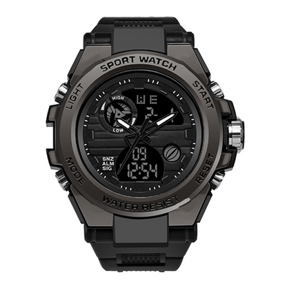 ⌚ 50% OFF NOW!💪 Men's Waterproof Sports Watch – Dual Display & Shock-Resistant – Outdoor Essential 💧