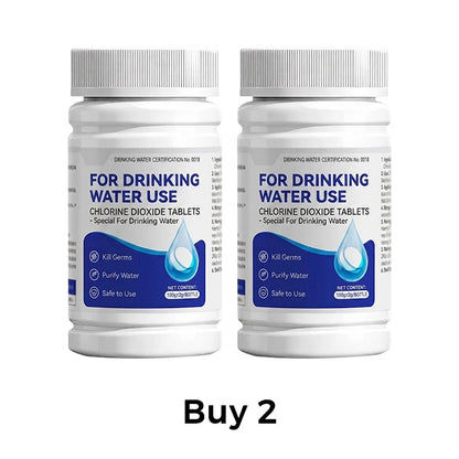 Waterzuiveringstabletten voor drinkwater