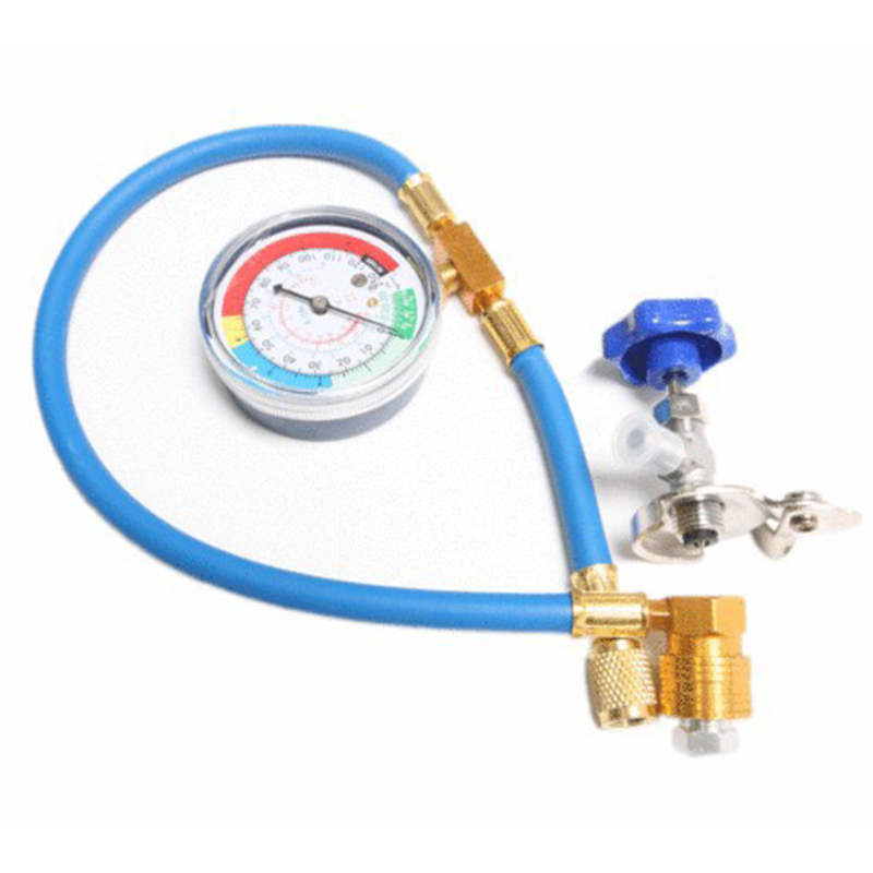 ⏰🔥LIMITED TIME 55% OFF!🔥   ❄️🔧 R134a AC Refrigerant Charging Hose with Gauge – Easy Car A/C Refill Tool