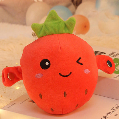 🎁Super Cute Musical Doll 🍌 Fruit Sensor Beat Interactive Doll🎵