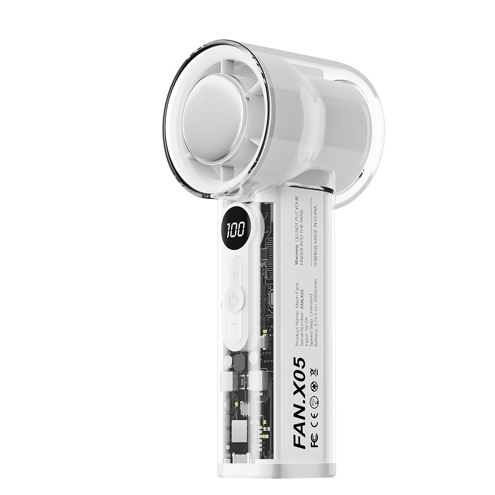 ❄️  Bladeless Portable Refrigeration Fan, 100+ Speed Adjustable Personal Mini Cooling Fan with Digital Display ⚡