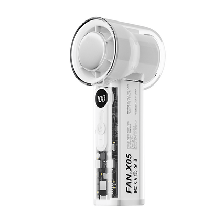 ❄️  Bladeless Portable Refrigeration Fan, 100+ Speed Adjustable Personal Mini Cooling Fan with Digital Display ⚡