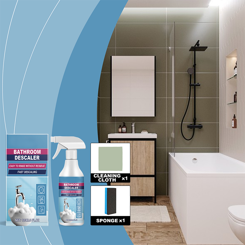 🔥🥳HOT SALE 2026🥳🔥 Bathroom Grime Cleaner Spray – Non-Toxic Formula, Fast Stain Removal & Sparkling Shine! 🚿💦