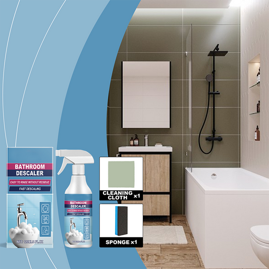 🔥🥳HOT SALE 2026🥳🔥 Bathroom Grime Cleaner Spray – Non-Toxic Formula, Fast Stain Removal & Sparkling Shine! 🚿💦