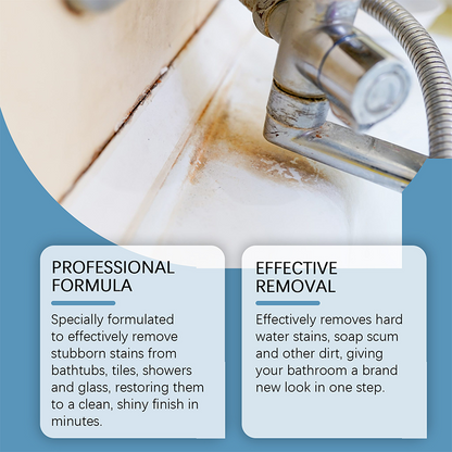 🔥🥳HOT SALE 2026🥳🔥 Bathroom Grime Cleaner Spray – Non-Toxic Formula, Fast Stain Removal & Sparkling Shine! 🚿💦