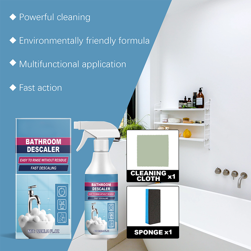 🔥🥳HOT SALE 2026🥳🔥 Bathroom Grime Cleaner Spray – Non-Toxic Formula, Fast Stain Removal & Sparkling Shine! 🚿💦