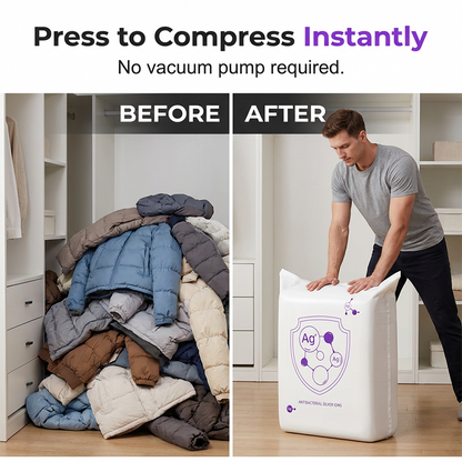 ⏰🔥LIMITED TIME 50% OFF!🔥50K+ SOLD!   🧳Buy 2 Get 1 Free✨Vacuum Storage Bags for Home Use