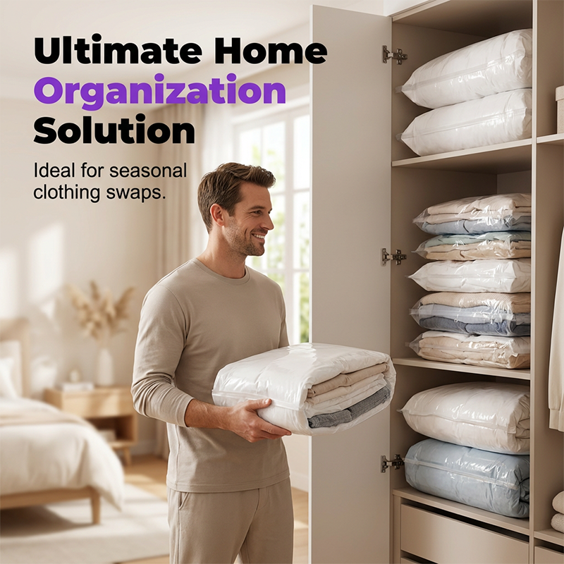 ⏰🔥LIMITED TIME 50% OFF!🔥50K+ SOLD!   🧳Buy 2 Get 1 Free✨Vacuum Storage Bags for Home Use