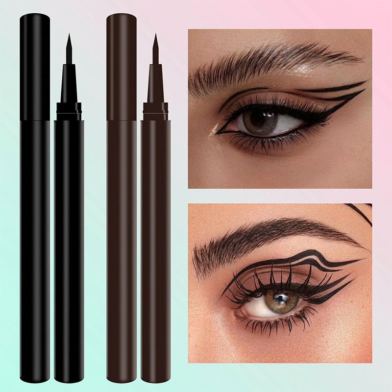 ✨ Waterdichte Vloeibare Eyelinerpen – Nauwkeurig, Langhoudend & Intens Zwart 👁️