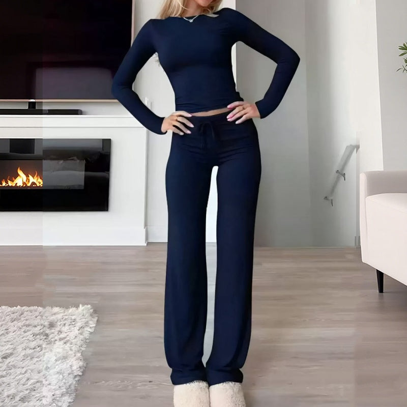👚👖🌈 LIMITED-TIME 54% OFF! ✨ Women’s Casual Top & Pants 2-Piece Set – Soft Blended Fabric, Flattering Silhouette & Adjustable Drawstring Waist 🌸