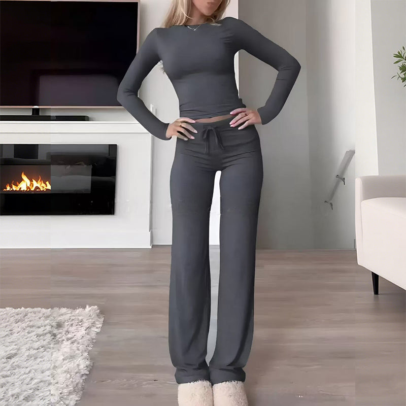 👚👖🌈 LIMITED-TIME 54% OFF! ✨ Women’s Casual Top & Pants 2-Piece Set – Soft Blended Fabric, Flattering Silhouette & Adjustable Drawstring Waist 🌸