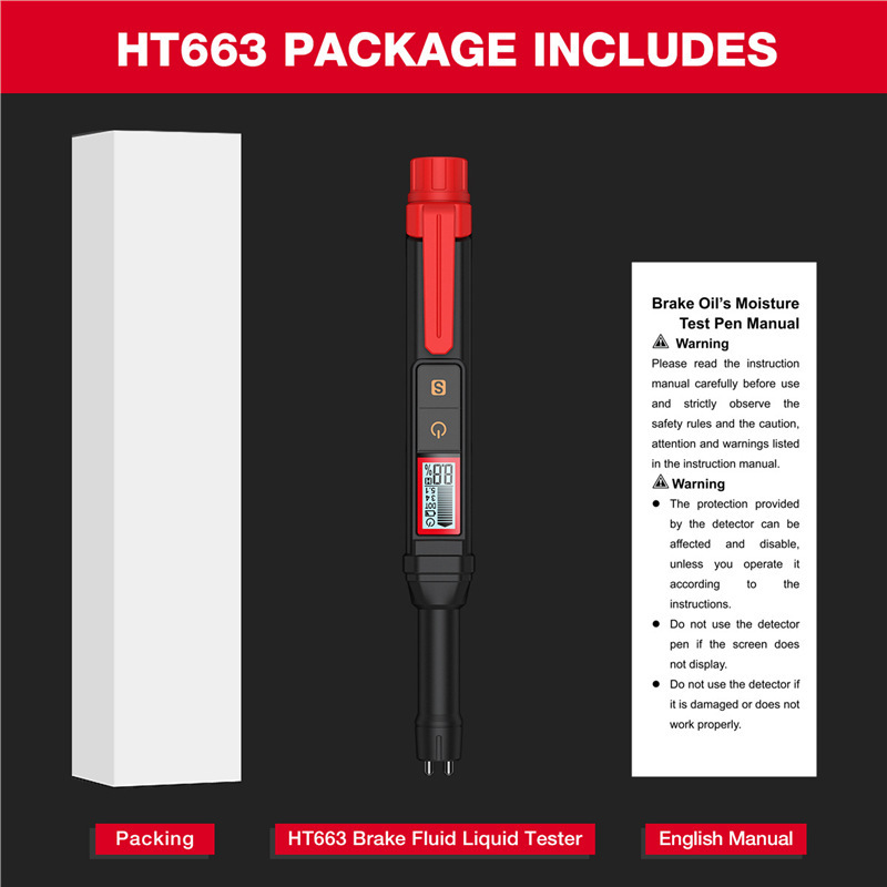 🔥LIMITED TIME 50% OFF!🔥 🚗🧪⚠️ High-Precision Brake Fluid Tester – Quick Moisture Detection, 3-Colour Alert & Flexible Metal Probe