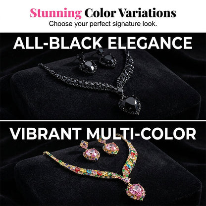 💎 Beperkte tijd 50% korting! ✨ Fonkelende hartensieraden set – ketting & oorbellen, elegant, lichtgewicht 💖