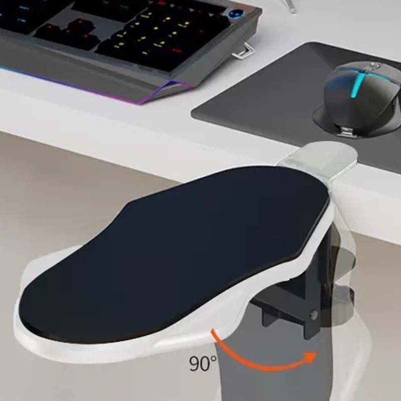 💪 Adjustable Ergonomic Clamp-On Arm Rest | Relieves Arm & Shoulder Fatigue, Fits Any Desk ✅