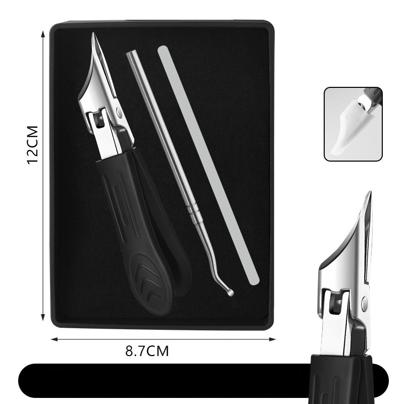 ✂️ BUY 2 GET 1 FREE! 🦶 Wide Jaw Opening Nail Clippers for Thick Nails – Sharp blades & easy grip – Perfect for seniors, diabetics or tough toenails – safe and precise ✨🩹