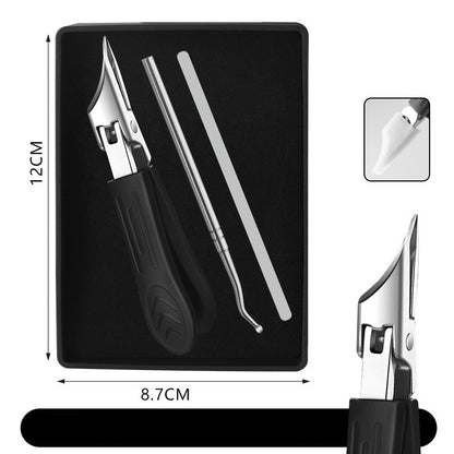 ✂️ BUY 2 GET 1 FREE! 🦶 Wide Jaw Opening Nail Clippers for Thick Nails – Sharp blades & easy grip – Perfect for seniors, diabetics or tough toenails – safe and precise ✨🩹