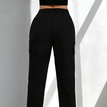 👖 50% OFF NOW! 🏆 Women's Drawstring Cargo Pants with Pockets – Lightweight, elastic cuffs & multi-functional pockets – perfect for travel, hiking or everyday casual 🔥